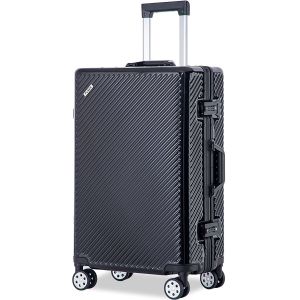 Merax Travelhouse Aluminium Frame Luggage TSA Approved Suitcase
