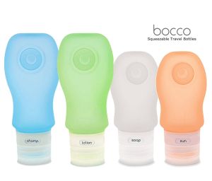 Bocco Leak Proof Squeezable Travel Bottles